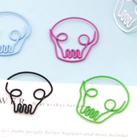 Clip de Papel con Diseño de Calavera Ecológico, Personalizado con Logotipo, Regalos Promocionales de Halloween de la Marca Xinyao de Fábrica Profesional