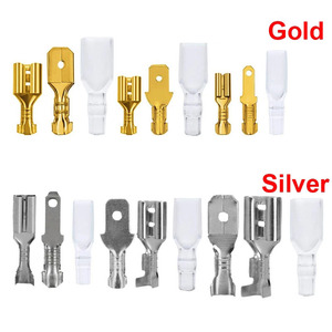 Terminales de horquilla de compresión en frío 2.8 4.8 6.3, tipo enchufable 110 187 250, conector de crimpado para cableado - Product Image 3