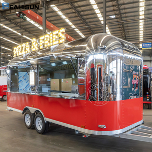 קייטרינג מטבח נייד קרוואן אוכל נייד אמריקאי קפה גלידה מזון מהיר חטיפים מסעדות משאית נירוסטה נקניקיות צ'יפס - Product Image 5