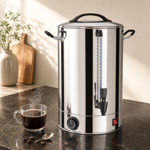 Hervidor Eléctrico Inalámbrico Comercial con Aislamiento Térmico de Acero Inoxidable, Capacidad de 30L, Protección Contra Ebullición en Seco y Apagado Automático - Product Image 1