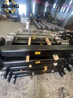 Komplette Anhängerbremsachse, Sattelauflieger-Bogie-Achse, 12t Tandem-Anhängerachse, Blattfeder-Anhängerachsen