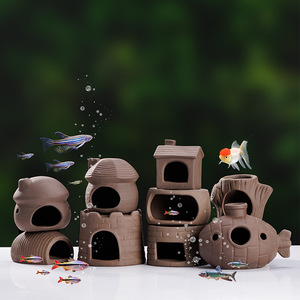 Adornos para Acuarios: Mini Maceta de Arcilla para Esconderse, Cría y Desovación de Peces como Peces Dorados, Pez Loro y Cíclidos - Product Image 4