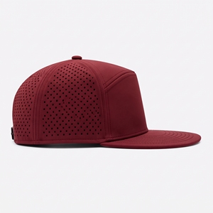 Wholesale T&L Custom Logo Vinyl Velour 7-Panel Adjustable <b>Waterproof</b> Curved Techwear Performance <b>Cap</b> Manufacturer - Product Image 6