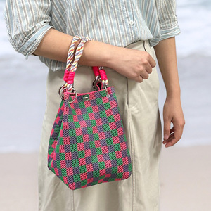 Çok amaçlı açık büyük kapasiteli Tote iş çeşitli eşyalar örgü çanta kadınlar için dokuma çanta - Product Image 1