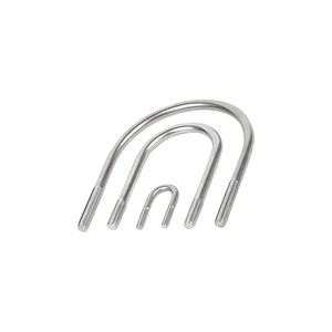 Abrazaderas para Tubos de Acero Inoxidable en Forma de U, M6 M10, Grado A 8.8, Estándar de Intensidad Jbzq 4321, Personalizadas OEM - Product Image 1