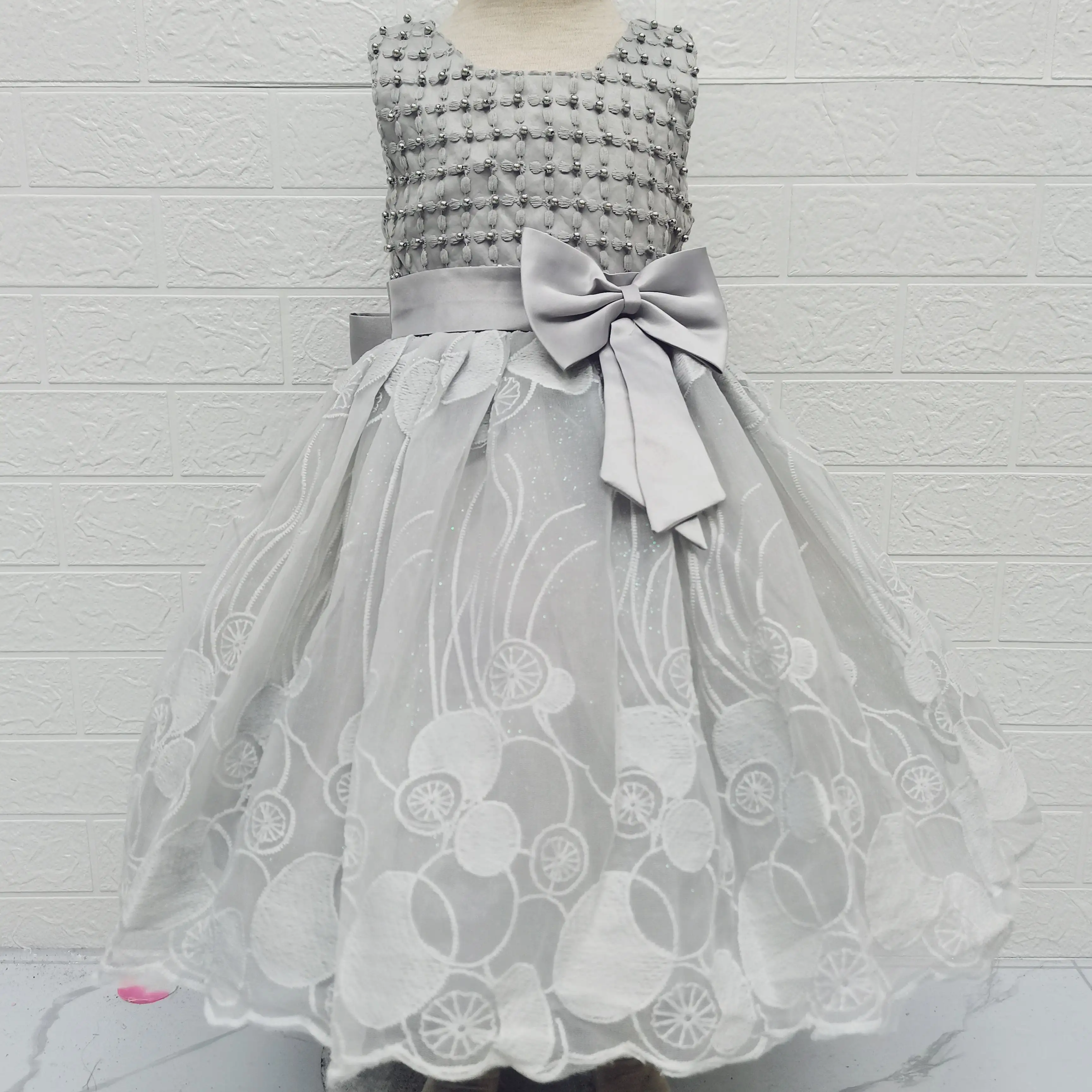 Mode kleid Beliebte Kinder bekleidung Super Soft Cotton Spandex Mädchen kleid Für 3-12 Jahre alte Mädchen Boutique