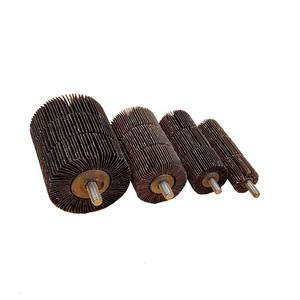 Disco de lija cilíndrico M10x1.5mm de grano grueso con unión de resina para pulido y desbarbado de paredes internas de tuberías de acero - Product Image 1