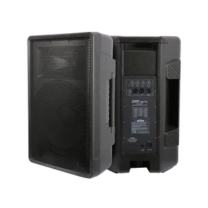 RQSONIC CBE15ADA Speaker Digital, Pengeras Suara Profesional P Audio 500W 15 Inci Kabinet Plastik Bertenaga Digital Aktif Speaker Panggung PA Sistem Suara