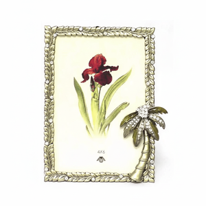 Marco de fotos de metal Artículo decorativo para el hogar Marco de fotos de metal elegante - Product Image 1