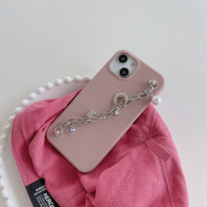 เคสโทรศัพท์หนัง PU ประดับมุก & สายโซ่สำหรับ <span class=keywords><strong>Samsung</strong></span> S25 S24 S22 S23อัลตร้าเคสโทรศัพท์ทันสมัยพร้อมจี้รูปดวงจันทร์และคริสตัล - Product Image 5