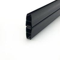 Zwart Pvc Glas Douche Deur Magnetische Afdichting Strip