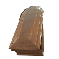Chine Fournisseur Bois Style Australien Couvercle Plat Cercueil Pologne Bois Cercueils