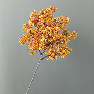 กิ่งไม้ประดิษฐ์ขนาดเล็ก ผลฮอลลี่พีวีซีเนื้อนิ่ม สไตล์นอร์ดิก สำหรับตกแต่งบ้าน โรงแรม งานแต่งงาน คริสต์มาส - Product Image 6