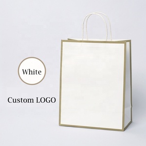 Bolsa de Papel Kraft Personalizada para Tienda de Ropa, Repostería, Compras, Embalaje, Bolsa de Regalo Portátil con Logotipo Impreso Personalizado - Product Image 6