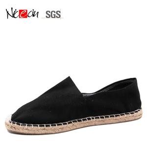 Nickecin — Espadrilles à semelle en Jute pour hommes et femmes, chaussures de fumage, couleurs personnalisées - Product Image 1