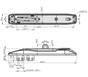 <span class=keywords><strong>Serrure</strong></span> de cabinet électrique à combinaison à <span class=keywords><strong>3</strong></span> <span class=keywords><strong>points</strong></span> sans clé FS2300 Ms867-9, <span class=keywords><strong>prix</strong></span> raisonnable, commande par tige - Product Image 2