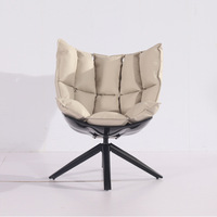 Ensemble de canapé sectionnel en tissu flanelle de designer italien, fauteuil moderne décontracté, fauteuil musculaire rotatif, style minimaliste pour la maison et la villa