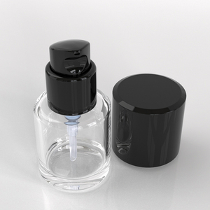 Flacon vide en verre de 20 ml pour fond de teint avec bouchon noir, emballage de maquillage, flacons pompe personnalisés transparents ou givrés pour <span class=keywords><strong>crème</strong></span> cosmétique - Product Image 5