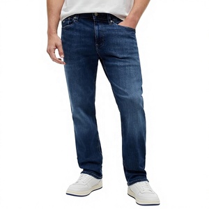 Jean en denim coupe bootcut vintage taille mi-haute délavé moyen, respirant et extensible, style hip-hop pour <span class=keywords><strong>homme</strong></span> Wangsheng Ryan - Product Image 5