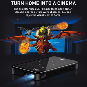 <span class=keywords><strong>Mini</strong></span> Proyector 3D DLP 2026 MAX P09 <span class=keywords><strong>II</strong></span>, Inteligente, Android, WIFI, Airplay, Portátil, con Batería Integrada, Ideal para Viajes y Regalos - Product Image 3