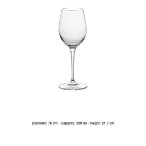 Deg. Copa de Vino Sauvignon Premium 11, 33 cl, Bormioli Rocco, Altura 21.7 cm, Diámetro 7.6 cm - Product Image 3