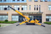 Mini-grue araignée mobile YILU LIFT avec flèche télescopique, capacité de 1,5T à 18T, hauteur de levage de 24M pour la manutention en entrepôt