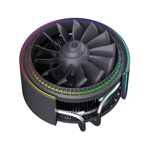 畅销产品2023免费样品120毫米电脑机箱发光二极管风扇RGB电脑冷却中央处理器冷却器