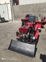 Mini Tractor de 35HP con Motor Quanchai, Transmisión de Doble Cadena, Rototiller y Dozer para Huertos y Granjas, Cumple con la Normativa EPA