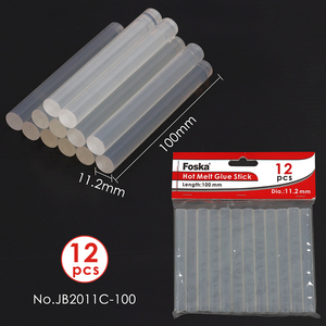 Bâtons <span class=keywords><strong>de</strong></span> <span class=keywords><strong>colle</strong></span> thermofusible transparents Foska Factory Direct Crystal Clear 7,2 mm 11,2 mm pour pistolet à <span class=keywords><strong>colle</strong></span> - Product Image 3