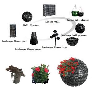 Esculturas de Jardín de Diseño Industrial, Jardinera Grande para Exteriores con Riego Automático por Goteo, Escultura de Corazón de Metal - Product Image 4