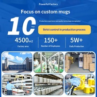 Mug en céramique avec gravure de logo personnalisée, base plaquée or, gravure laser, style chinois, cadeau d'affaires, promotionnel, à offrir