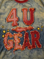 Vintage T-Shirts im amerikanischen Street-Retro-Stil mit Tierprint, 300 Gramm, schwer gewaschen, aus reiner Baumwolle, Lang- und Kurzarm, Herren, Trendmarke