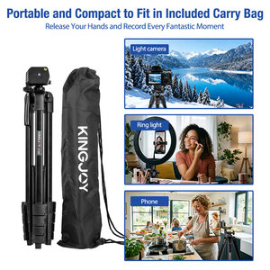 Travel Adjustable <strong>Tripod</strong> Cell Phone <strong>Tripod</strong> High Quality Aluminum Customized Logo Light Camera Smart Phone <strong>Tripod</strong> Stand - Product Image 4