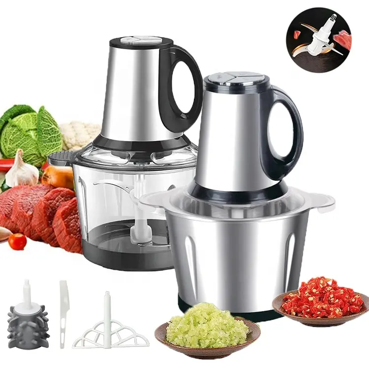 Factory Outlet 3L Meat Chopper Shredder Electric Food Grinder Machine 3 Speed Household Meat Cutter Mixer