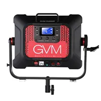 Panneau LED de lumière douce de studio GVM officiel YU200R RGB, lumière vidéo professionnelle