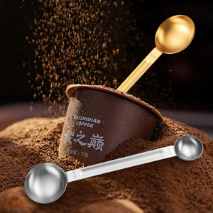 15ml + 5ml hai đầu đo muỗng cà phê đường Scoop vàng đo ly nhà bếp công cụ đo lường dụng cụ nướng bánh - Product Image 5