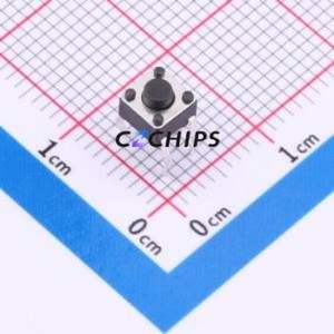 KH-4.5X4.5X3.8H-TJ Tactile Switch Through hole Component (THT)-4P,4.5x4.5mm Switch 4.5mm 4.5mm 3.8mm - Product Image 1