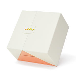 Caja <span class=keywords><strong>de</strong></span> Regalo Personalizada <span class=keywords><strong>de</strong></span> Alta Gama, Blanca, <span class=keywords><strong>de</strong></span> Doble Puerta y 2 Capas, con Acabado en Oro Rosa y Forro <span class=keywords><strong>de</strong></span> Esponja, para Cremas Faciales y Contorno <span class=keywords><strong>de</strong></span> Ojos - Product Image 2