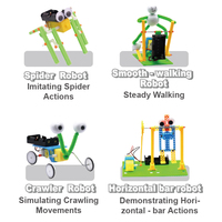 Kit de construction robotique électrique 4 en 1 Stem Science 2025, kits d'expériences scientifiques pour garçons et filles