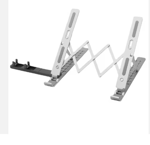 Support d'ordinateur portable réglable en aluminium, pliable et portable, pour le refroidissement des ordinateurs portables - Product Image 2