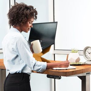 Penyangga Laptop Bambu Premium Desain Modern Dapat Disesuaikan Lipat Aksesori Meja Rumah Kantor Tempat <span class=keywords><strong>Notebook</strong></span> Logo Kustom - Product Image 3