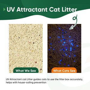 Usine en gros série haut de gamme sans poussière Tofu litière pour <span class=keywords><strong>chat</strong></span> UV Attractant Tofu Litière Guide Chats à utiliser <span class=keywords><strong>le</strong></span> bac à litière pour <span class=keywords><strong>chat</strong></span> - Product Image 2