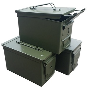PA108 Fat 50 Cal Ammo Can Durable, Caja <span class=keywords><strong>de</strong></span> almacenamiento en seco impermeable para organizador <span class=keywords><strong>de</strong></span> herramientas - Product Image 4