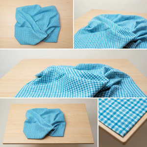 Tela de Algodón Khadi 100% Orgánica de Alta Calidad al por Mayor de Fábrica, Ecológica, de Secado Rápido, con Diseño a Cuadros, Hilo Cardado, 70GSM, Ligera - Product Image 2
