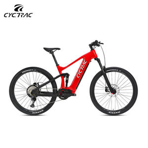 <span class=keywords><strong>Bicicleta</strong></span> Eléctrica de Fibra de Carbono CYCTRAC EM10 con Motor Central de 500W, Suspensión Completa, 12 Velocidades, Batería de Litio de 48V, <span class=keywords><strong>Bicicleta</strong></span> de Montaña Deportiva de <span class=keywords><strong>29</strong></span> Pulgadas - Product Image 4