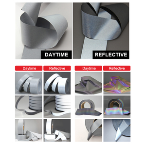 Haute qualité lavable luminosité couleur argent réflecteur Film vinyle rouleaux transfert de chaleur réfléchissant pour les vêtements de <span class=keywords><strong>pompier</strong></span> - Product Image 3