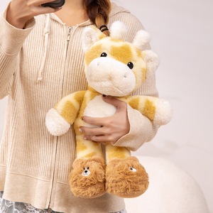 Nhà Máy Cửa Hàng Phim Hoạt Hình Mô Hình Siêu Mềm Đồ Chơi Sang Trọng Gối Nhồi Bông Búp Bê Phim Hoạt Hình Con Hươu Cao Cổ Tay Đồ Chơi PP Bông Nhồi Bông Cho Trẻ Em - Product Image 3