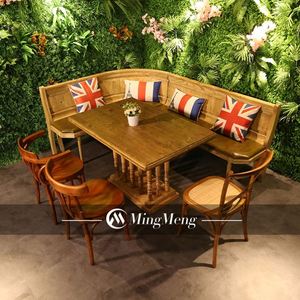 Muebles de Bar, mesas y sillas de Club, mesas de madera para muebles de restaurante, música, mesas de restaurante, sofá - Product Image 2