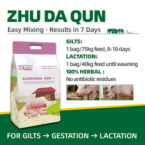 Aditivo Herbal ChenYuan para Cerdas |   Aumenta la Fertilidad, Purifica los Virus, Reduce los Trastornos Reproductivos |   Polvo Marrón - Product Image 3