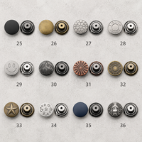 Bouton en laiton doré antique Kingming, bouton en métal personnalisé pour jean, bouton à visser pour accessoires vestimentaires